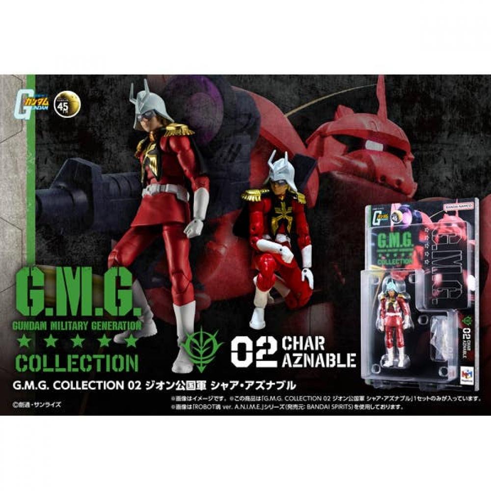 Gundam G.m.g. Collection 02 Mobile Suit Gundam Principality Of Zeon Char Aznable  Reissue 