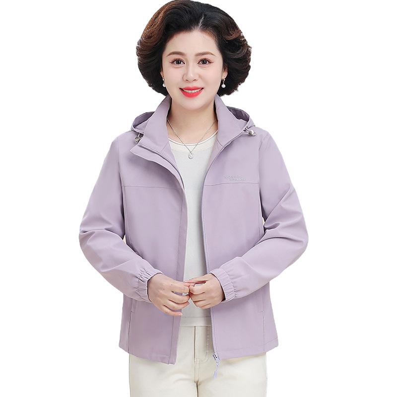 Frühlingsmode für Mama: Kapuzen-Freizeitjacke für Damen 50+ - Stilvoll für Frühling & Herbst