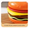 Stackable Cartoon Burger Seasoning Dish Set Space Saving 6 in 1 Sauce Bowl Set  Parties