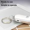 Whistle Activated Key Finder Finder, Portable Anti-Lost Device with Red LED Sound Light, Mini Locator Keychain for Car Keys, Bags, Wallets Wireless