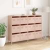 VidaXL Buffet Pink 135x39x103,5 Cm Cold-rolled Steel, Storage Furniture, Kitchen Storage Furniture, Furniture of 3307174