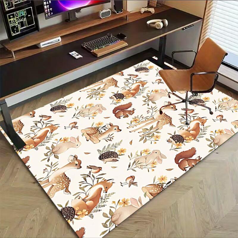 1PC forest animals Extra Large Non-Slip Floor carpet, Office, family, bedroom, Studio - Large Area RugJ0327