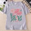 Boho Daisy Flower Tee Shirt Unisexs Botanical Tee Boho Wildflower T Shirt Plan Floral Tshirt Gardener Trendy Tee Unisex Tops