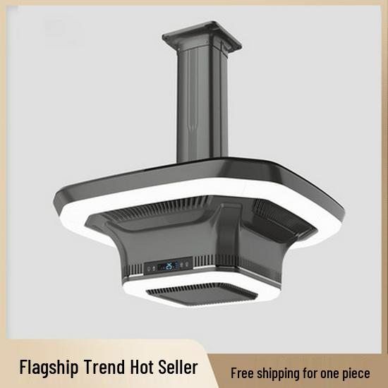 Remote Control Lifting Chandelier & Air Purifier for Chess, Card, and Mahjong Rooms