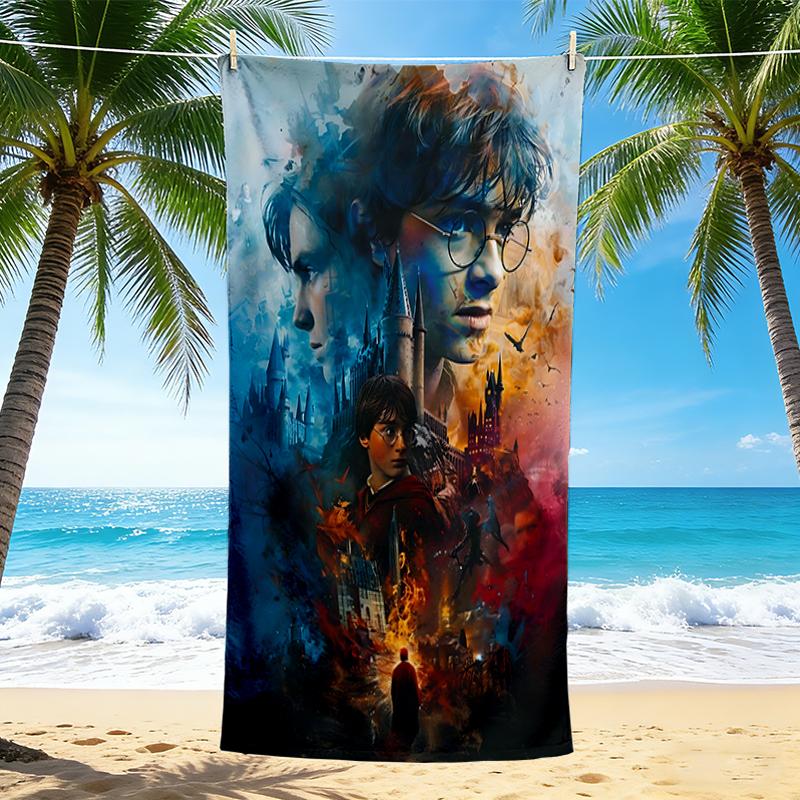 1Pc Magic Adventure Beach Towel, Quick Dry, Multi-Use for Beach Pool Gym Yoga Home Travel, Christmas, Halloween, Xmas Gift M929391
