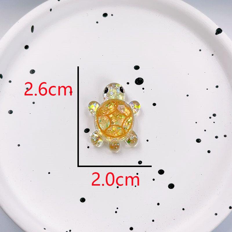 Flashing Resin Luminous Turtle Ornaments - Large & Small DIY Accessories