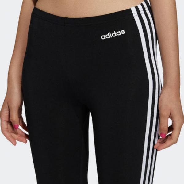 Adidas Letter Print Striped Vintage Casual Sports Pants Women Bottoms Black H36755