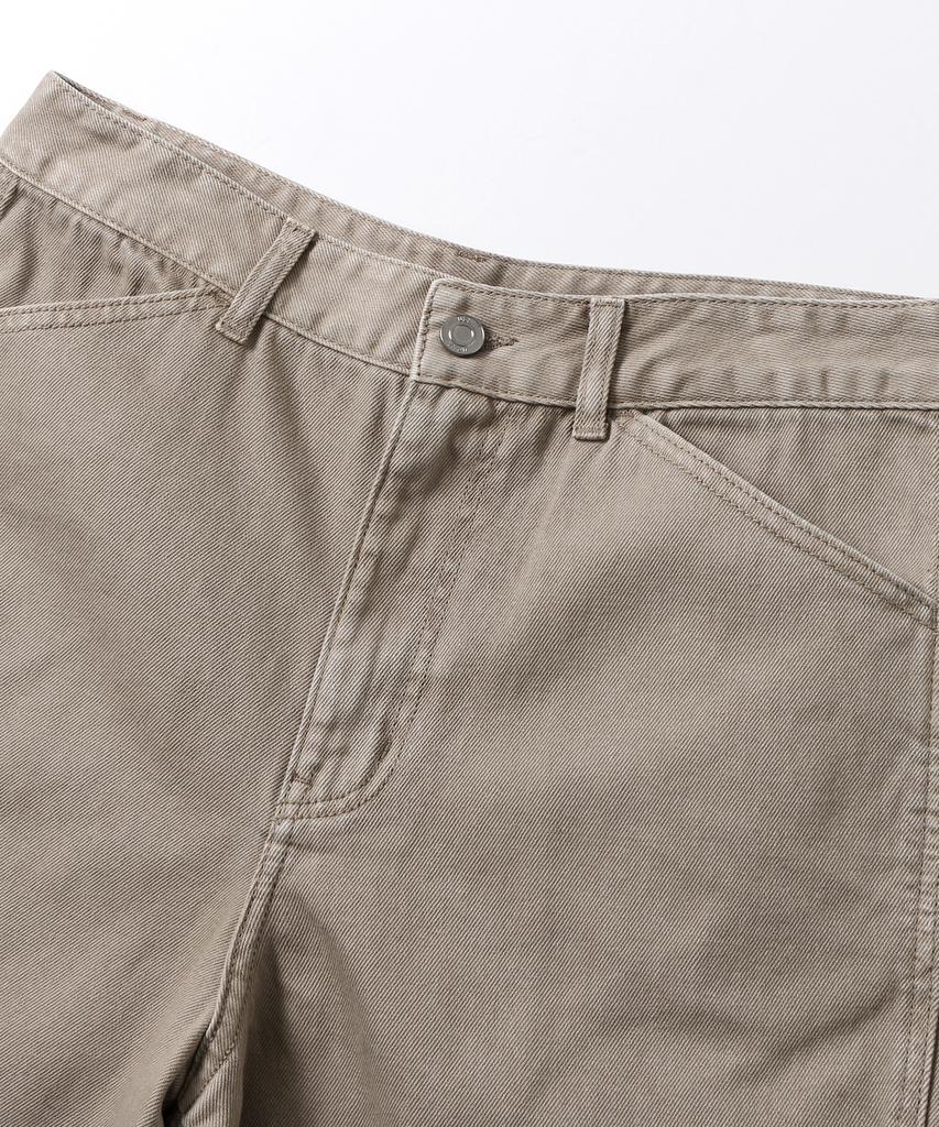 UCLA Unisex Preppy Wide Hammerloop Denim Pants [Beige](Ub8Dp02_25)