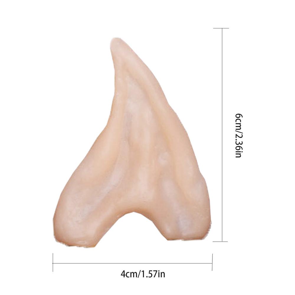 Latex Elf Ears Vampire Pixiel Fake Ears Halloween Elf Cos Props Pair of Costume Fake Ears Role Play Performance Props Party
