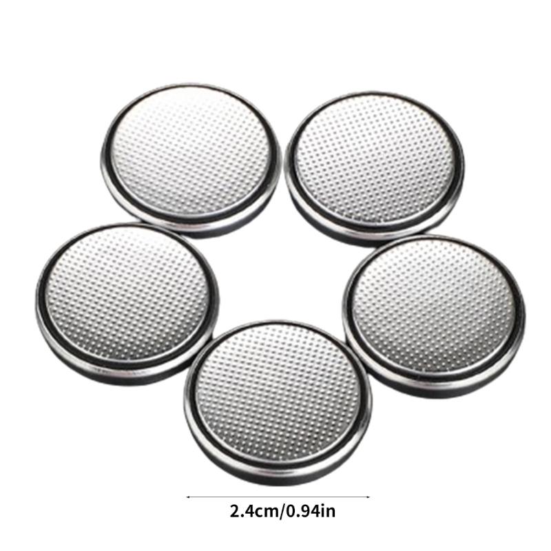 5Pieces 3V CR2430 Lithium Button Battery Coin Cell Button Watch Batteries For Toy Clock Remote Control Calculators
