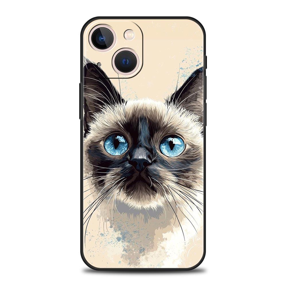 Daily Life of Cute Cats Phone Case For iPhone 16e 15 14 13 12 11 Pro Max XS X XR SE 7 8 Plus Shell iPhone 16 Soft TPU Cover