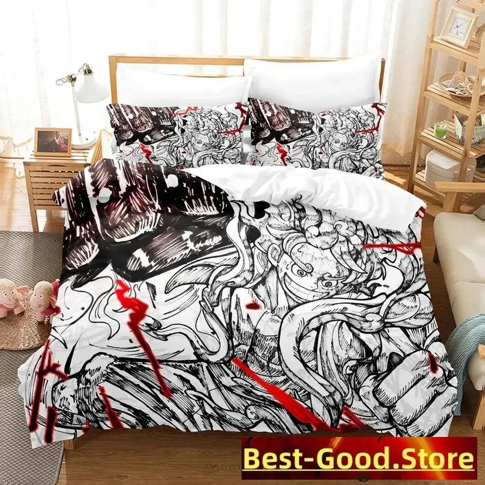 Ulti Anime Bedding Set Cartoon Anime Three-piece Set Adult Kid Bedroom Duvetcover Sets 3D Kawaii Girls Parure De Lit 2 Personnes