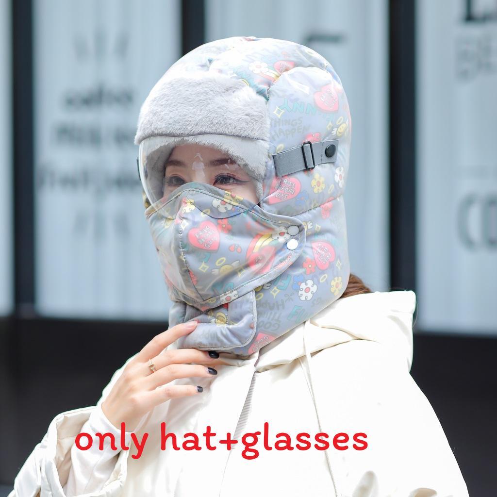 Winter Korean Style Warm Thicken Lei Feng Hat With Earflaps For Adults And Kids