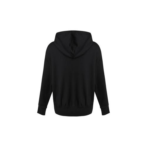 Nike Women's Casual Sports Logo Pullover Hoodie in Black