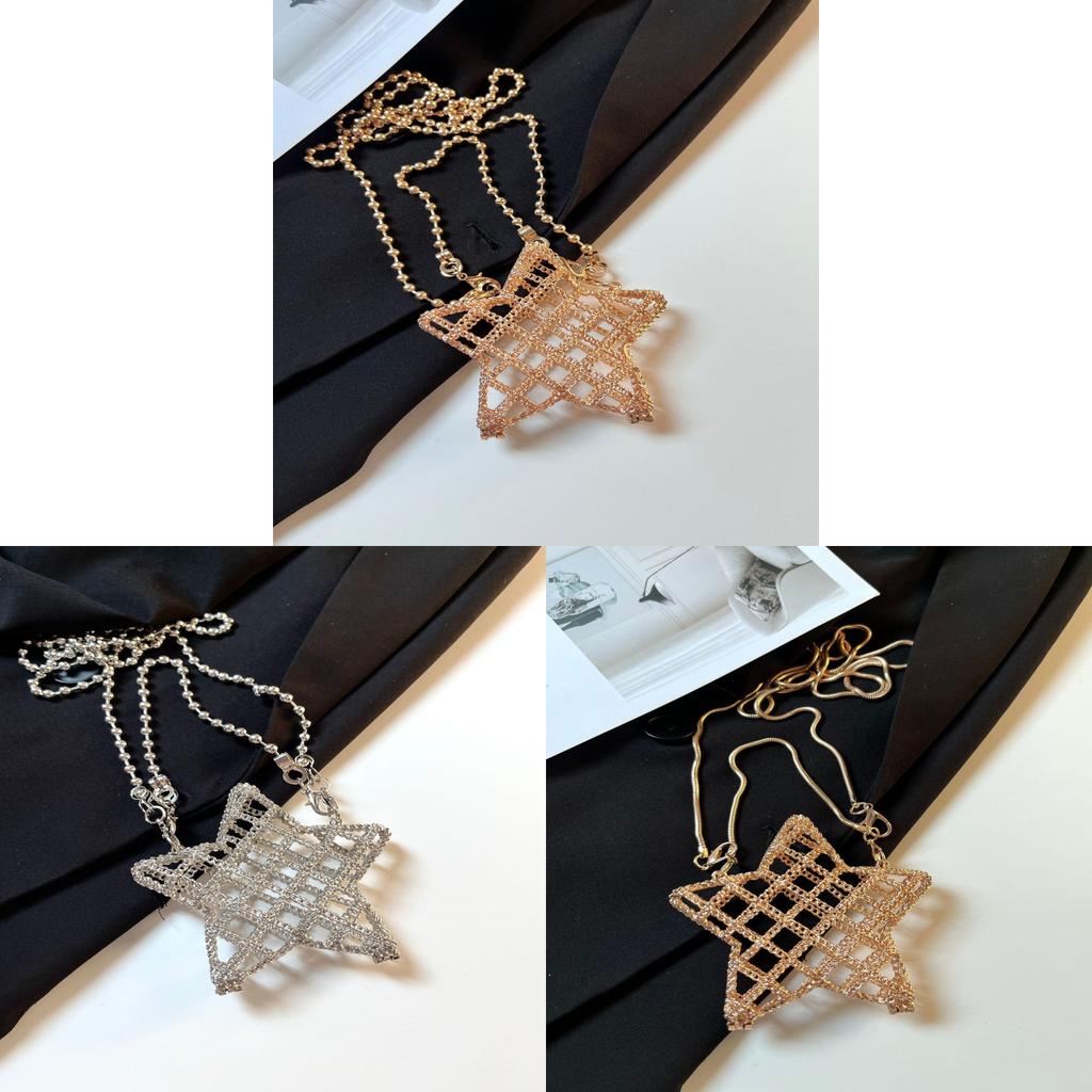 Street Style Star Shaped Mini Metal Crossbody Bag With Chain For Daily Fashion