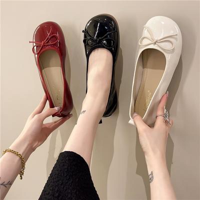 Fashion New Women 'S Pumps  Popular Bow Single Shoes Women 'S Outdoor Low -Heeled Casual Comfortable Women 'S Shoes Trend