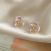 Female Fashion Three-dimensional Butterfly Orchid Flower Earrings