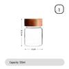 Japanese Glass Storage Jar with Lid for Coffee, Tea, Dried Tangerine Peel, and Grains