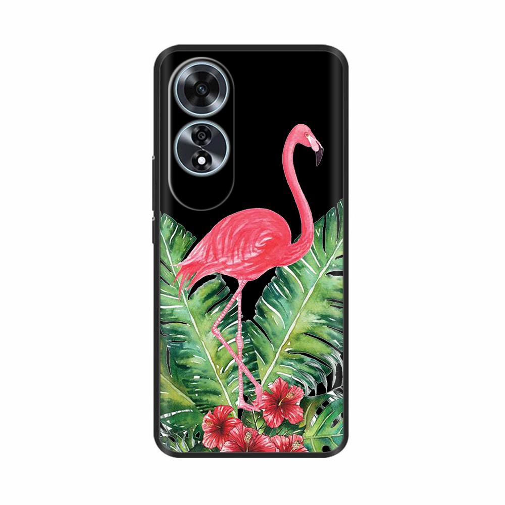 For Oppo A60 4G Case Love Heart Butterfly Soft Silicone Painted Back Cover For Oppo A60 OppoA60 4G Phone Shell Housing Fundas