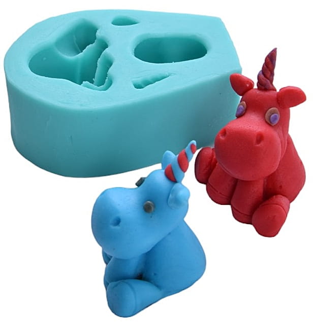 3D Unicorn Silicone Fondant Mold
