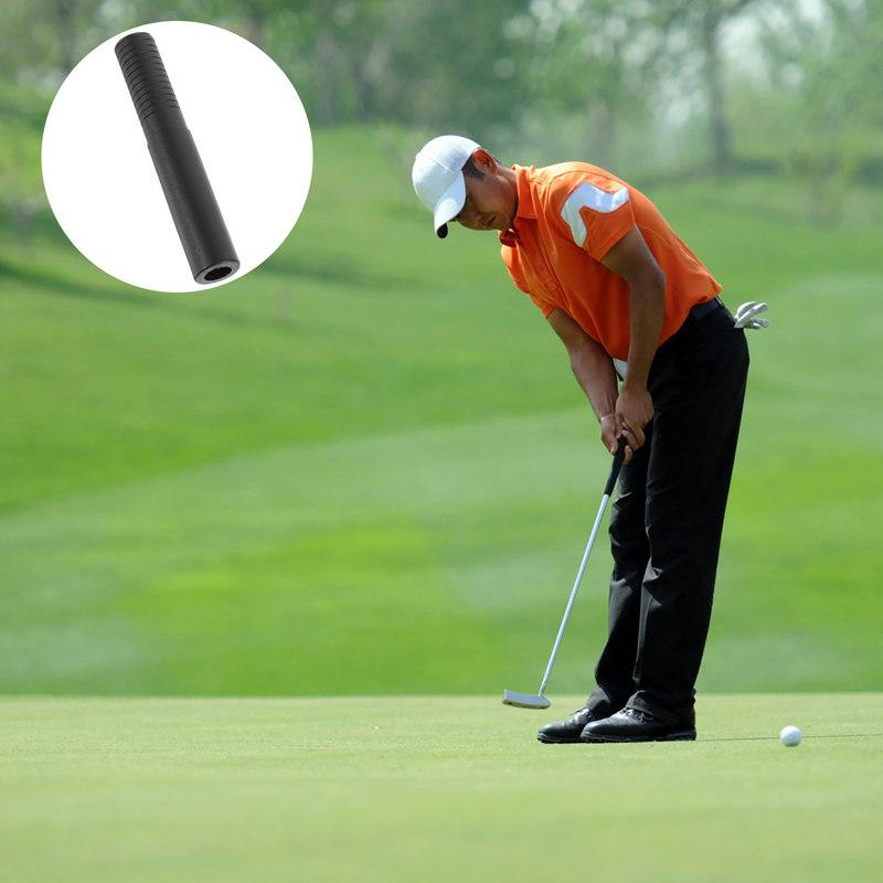 Golfs Club Butt Extender Extension Rod Black Portable Lightweight Durable Telescopic Golf Shaft Prolong Bar Repair