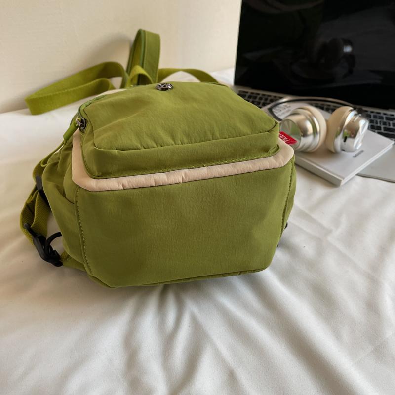 Damen Kleiner Rucksack Multifunktionale Brusttasche Kontrastfarbe Outdoor Schulter Umhängetasche