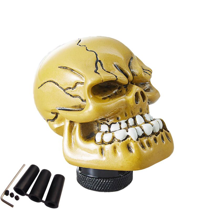 Universal Big Tooth Skull Resin Gear Shift Knob