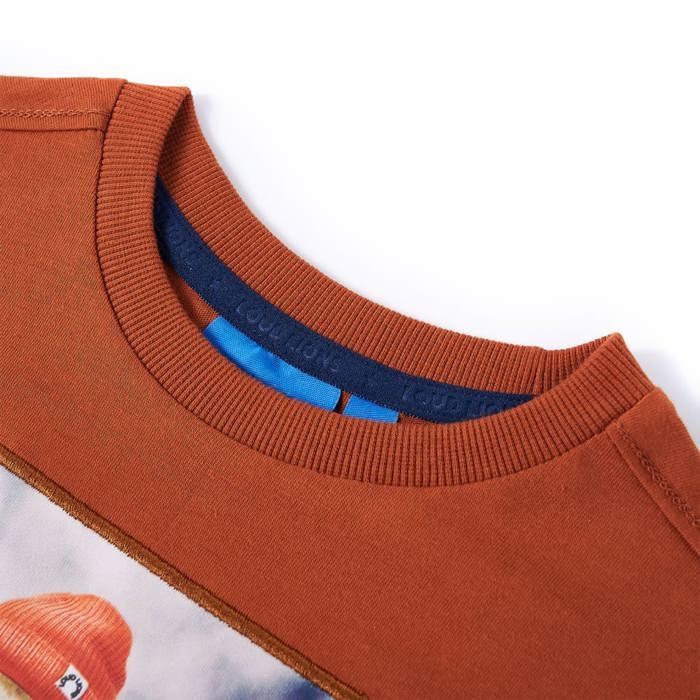 Children's Long-sleeved T-shirt Burnt Orange 92/104/116/128/140