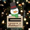 Wooden Christmas Money Holder Ornament Cash Gift Card Holder Hanging Decor Xmas Tree Pendant 2027 New Year Home Decor