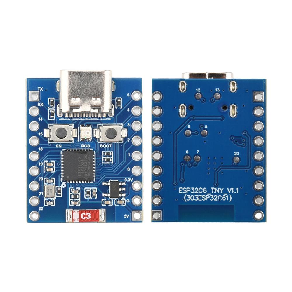 ESP32 C6 TINY Mini Development Board ESP32-C6FH4 Wifi BT Module ESP32 Development Board Type C