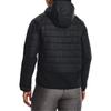 Under Armour Solid Color Hooded Zip-Up Long Sleeve Cotton Jacket Women jackets Black 1375452-001