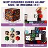 Magnetic Building Blocks Mine World Magnet The End Ender Sword Forest Cabin Cubes Set Stem Sensory Brick Cube Toys Children Gift