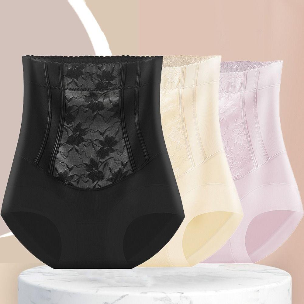 Tvarovací prádlo Kalhotky s push-up efektem Krajkový květinový bezešvý spodní díl Módní spodní prádlo pro kontrolu bříška Dámské