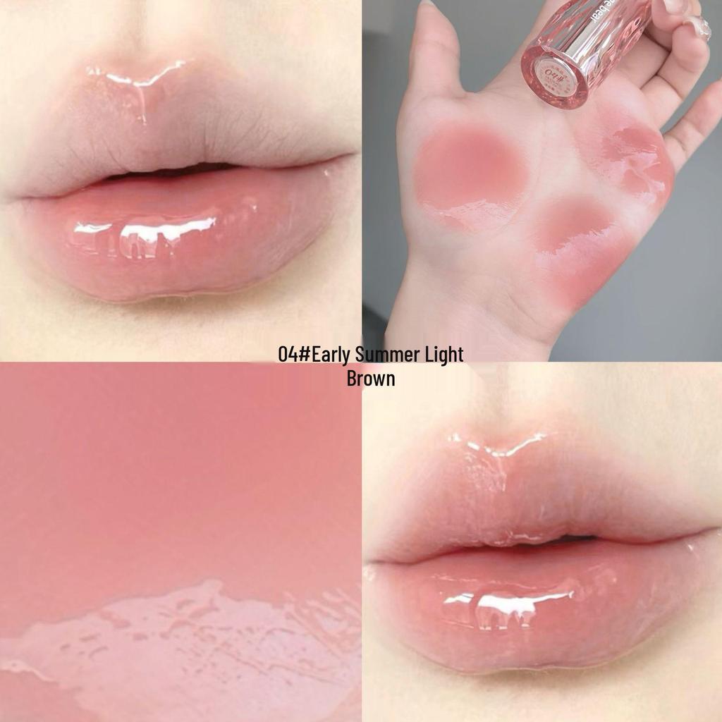 Gegebear Water Gloss: Moisturizing, Long-Lasting, Transfer-Resistant Lip Shine.