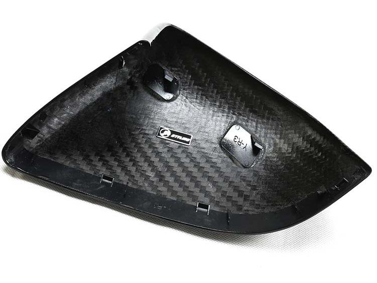 Tesla Model Y Carbon Fiber Rearview Mirror Cover - Dry Carbon Replacement Cap Accessories