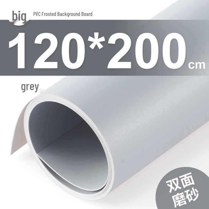 White Frosted PVC Photography Background Board - Waterproof Gray Reflective Cloth