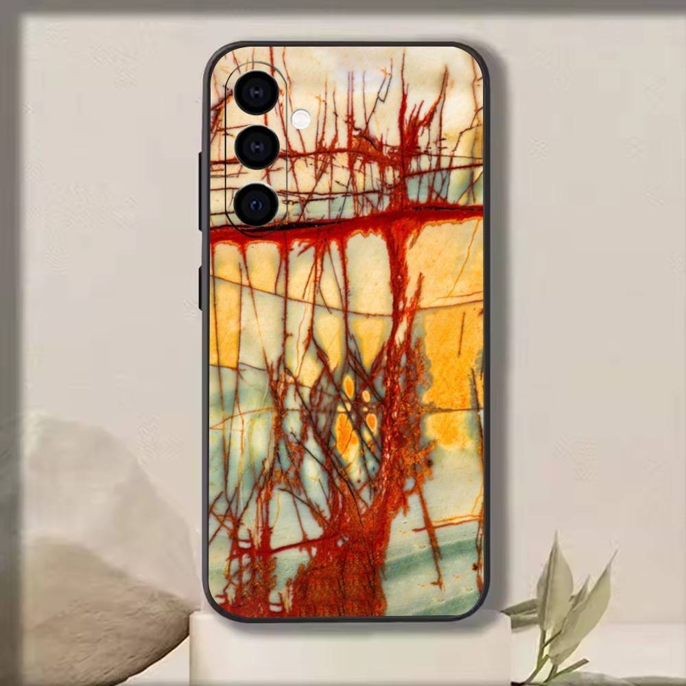 Rust Beauty   Phone Case Black Silicone Soft For Samsung Galaxy A73,A72,A71,A70,A53,A52,A51