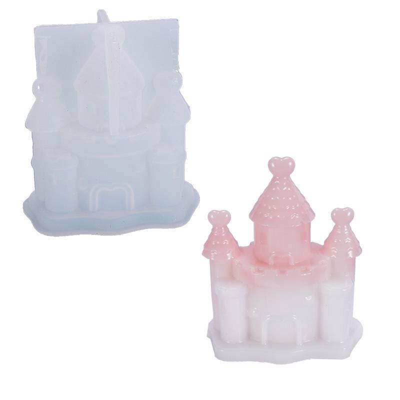 Dreamy Castle House 3D Cartoon Silicone Mold