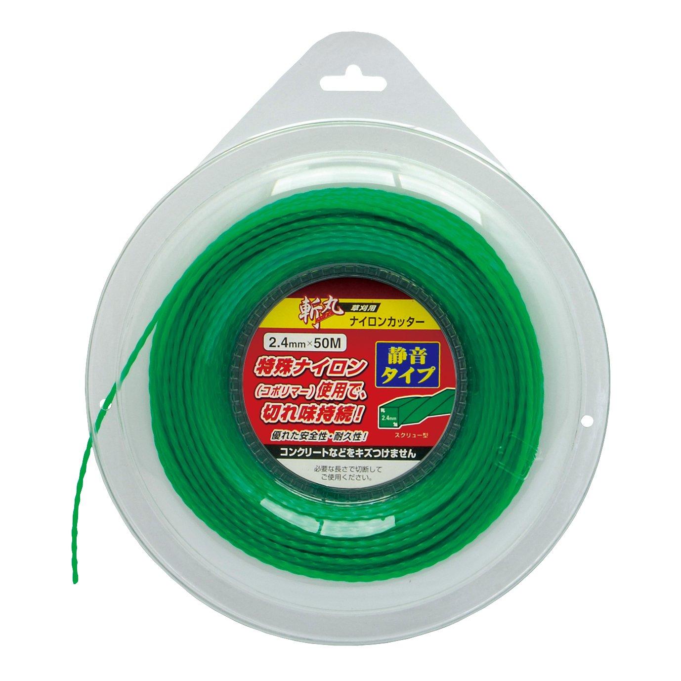

Takagi Zanmaru Grass Cutting Nylon Screw x 50m Cord, Type, 2.4mm
