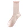 Women's Summer Thin Lace Mesh Breathable Tube Stack Socks