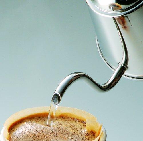 Yoshikawa Stainless Steel Drip Pot, 1.0L, Narrow Mouth, Induction and Direct Heat Compatible, Tsubame-Sanjo, Made In Japan, Fons SH8994