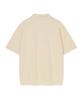 WACKY WILLY Sweat Collar Short Sleeve T-Shirt Cream