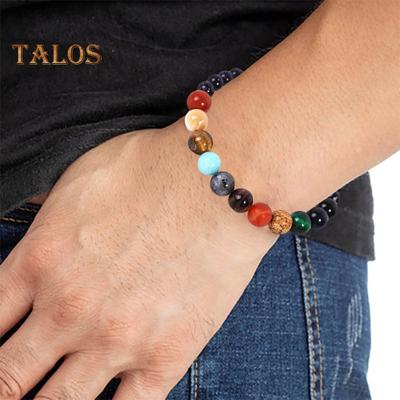 Unisex Käevõru Elastse Nööri ja Mitme Värviga Sile Klaasitud Ja Klaasist Tervendav Ehted Positiivne Energia Tasakaal Igapäevane Kandmine Peod Paaride Käevõru