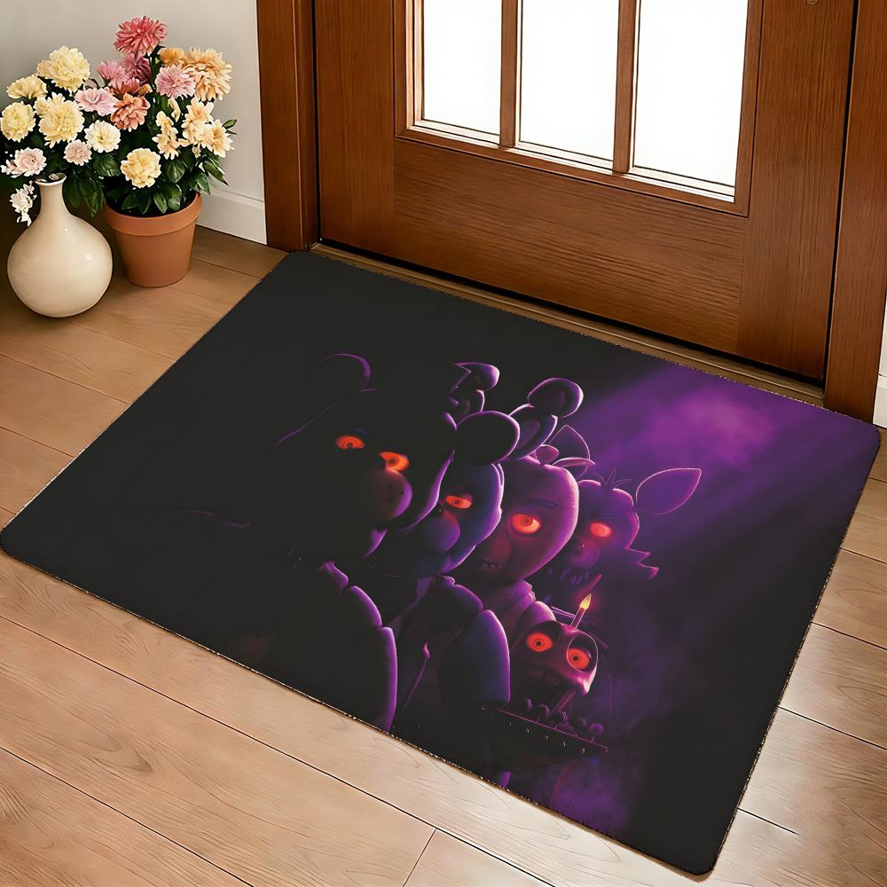 Movie Five N-Nights At F-Freddys2 Floor Mat Cozy Flannel Soft Thick Non-Slip Mat For Living Room Bedroom Kitchen Decor Rugs