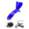 LINGQI RACING Motorcycle Front Fender With Number Plate Fairing Cover For 49cc Mini Dirt Pit Bike Kids Motocross Minimoto