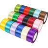 4cm Christmas Gift Wrapping Satin Ribbon for Wedding Party Decoration, Length: 22m