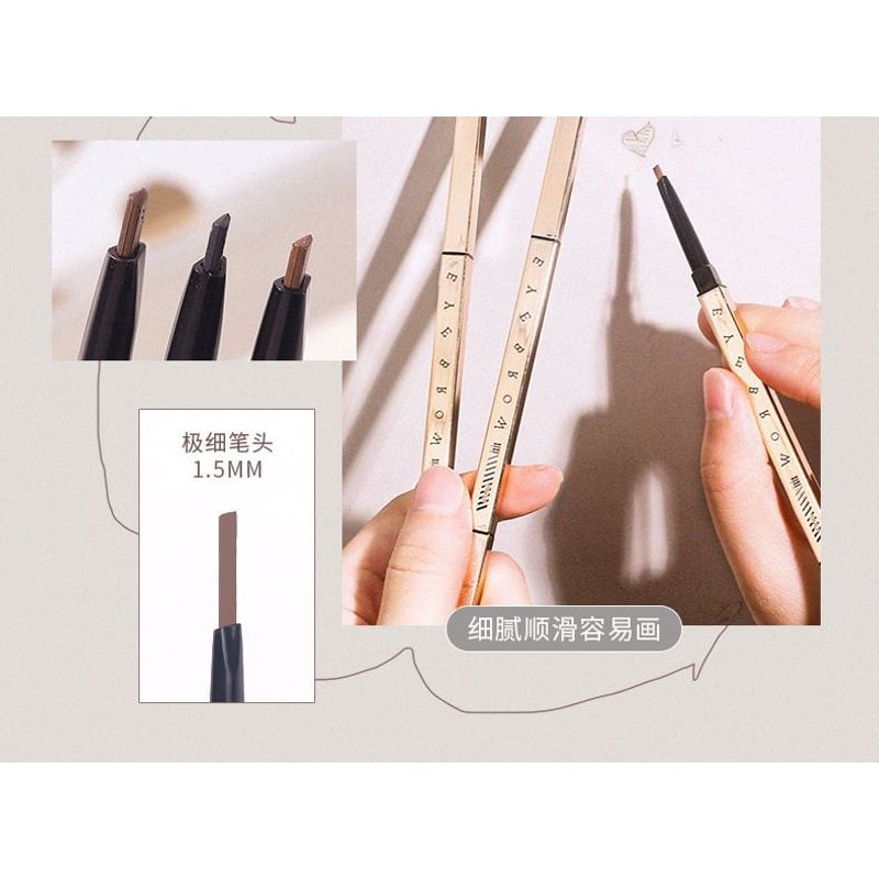 Xixi - Dual Head Eyebrow Pencil - 3 Colors