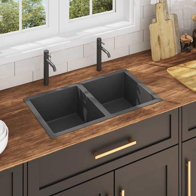 Vidaxl Handmade Sink, Black, Stainless Steel