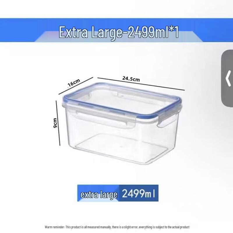 Microwaveable Food Storage Container 2499ml