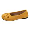 Scarpe basse da donna a fondo piatto rosse retro moda estive 2025 nuovi modelli con gonne Mary Jane scarpe da donna